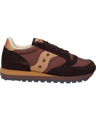 Man Trainers SAUCONY S2044-726 JAZZ ORIGINAL BROWN-RUST