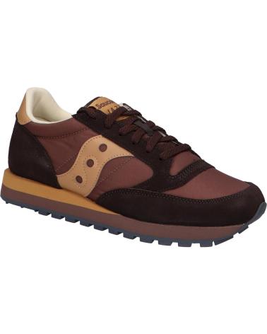 Man Trainers SAUCONY S2044-726 JAZZ ORIGINAL BROWN-RUST