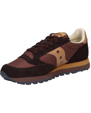 Man Trainers SAUCONY S2044-726 JAZZ ORIGINAL BROWN-RUST