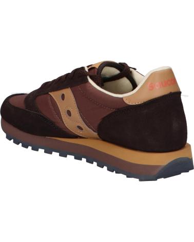 Man Trainers SAUCONY S2044-726 JAZZ ORIGINAL BROWN-RUST