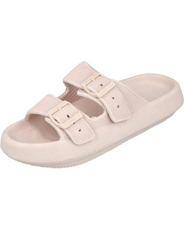 L&R SHOES VG323 - SANDALI DOPPIA FASCIA REGOLABILE BEIGE BEIG