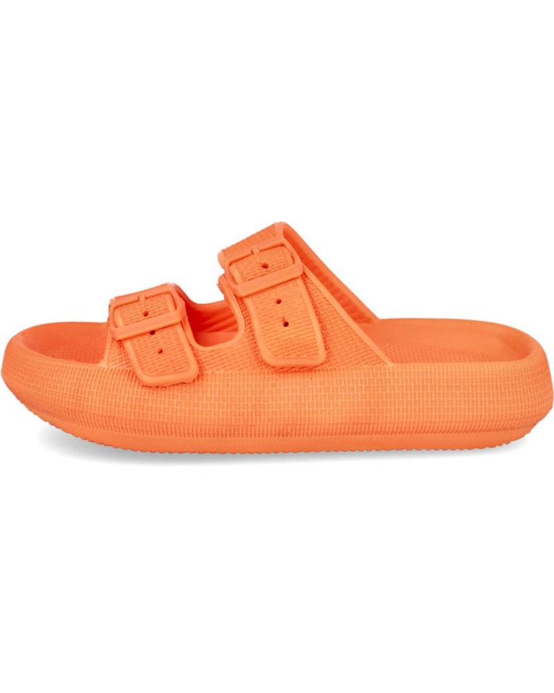 L&R SHOES VG323 - SANDALI DOPPIA FASCIA REGOLABILE ARANCIONE NARANJA