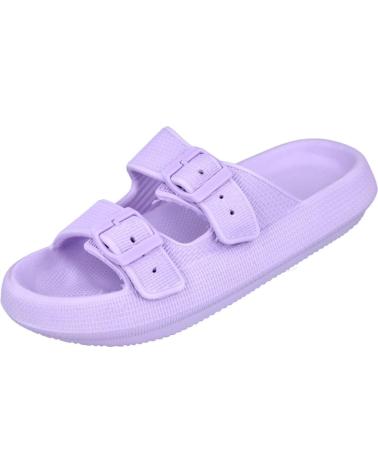 L&R SHOES VG323 CIABATTE DA SPIAGGIA E PISCINA CON FIBBIE REGOLABILI LILLA VIOLETA