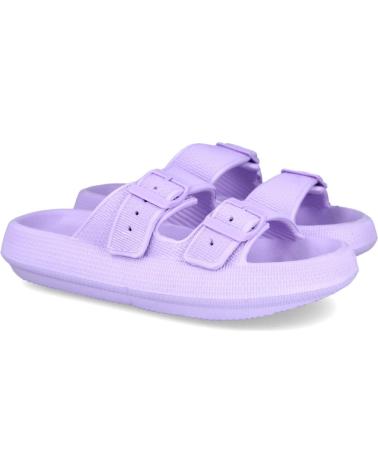 L&R SHOES VG323 CIABATTE DA SPIAGGIA E PISCINA CON FIBBIE REGOLABILI LILLA VIOLETA