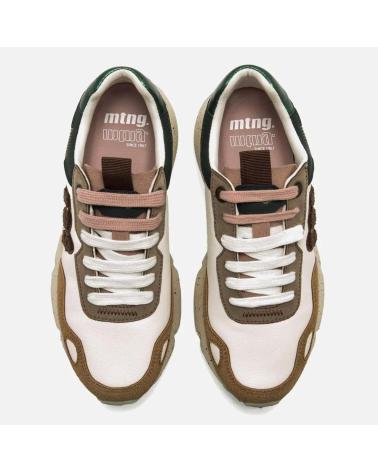 MTNG BASKETS CASUAL CLIMB MODÈLE 60885 BLANC-MARRON BLANCO-MARRON