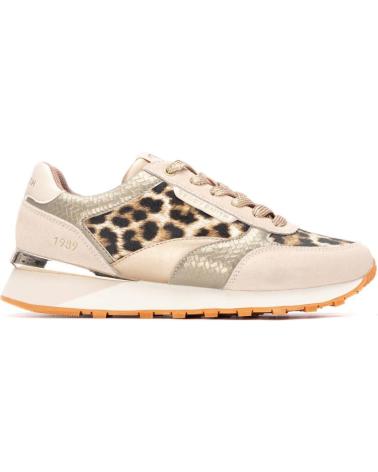 BASKETS TEDDY SMITH 120321 BEIGE IMPRIMÉ ANIMAL BEIGE