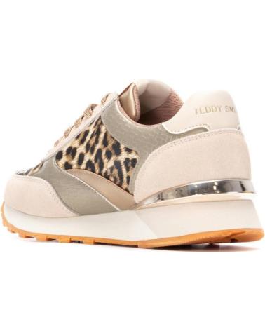 BASKETS TEDDY SMITH 120321 BEIGE IMPRIMÉ ANIMAL BEIGE