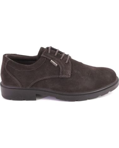 SCARPA IMAC 850309 IN CAMOSCIO MARRONE CON LACCI MARRON
