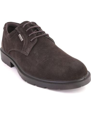 SCARPA IMAC 850309 IN CAMOSCIO MARRONE CON LACCI MARRON