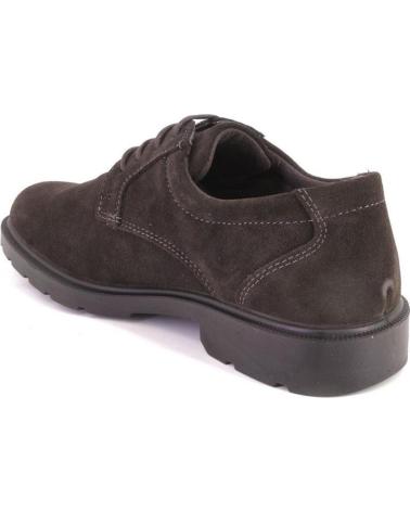 SCARPA IMAC 850309 IN CAMOSCIO MARRONE CON LACCI MARRON
