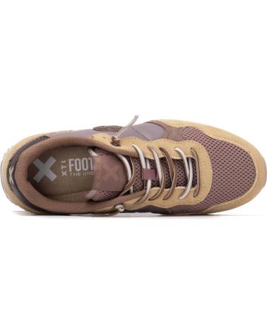 BASKETS CASUAL FEMME XTI MODÈLE 144164 TAUPE TAUPE