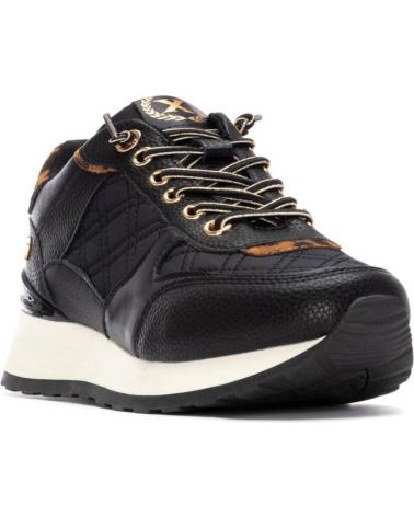 BASKETS XTI 144209 NOIRES AVEC DÉTAIL IMPRIMÉ ANIMAL NEGRO