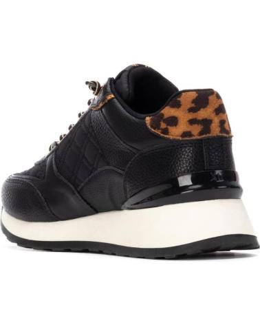 BASKETS XTI 144209 NOIRES AVEC DÉTAIL IMPRIMÉ ANIMAL NEGRO