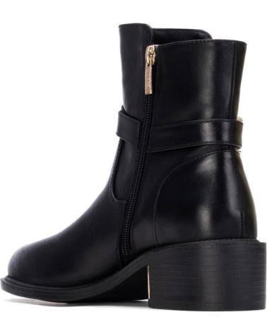 XTI STIEFELETTEN 144398 SCHWARZ MIT GOLDENER DEKOKETTE NEGRO