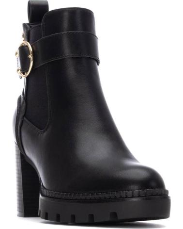 STIVALETTI XTI 144521 NERI CON TACCO NEGRO