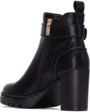 STIVALETTI XTI 144521 NERI CON TACCO NEGRO