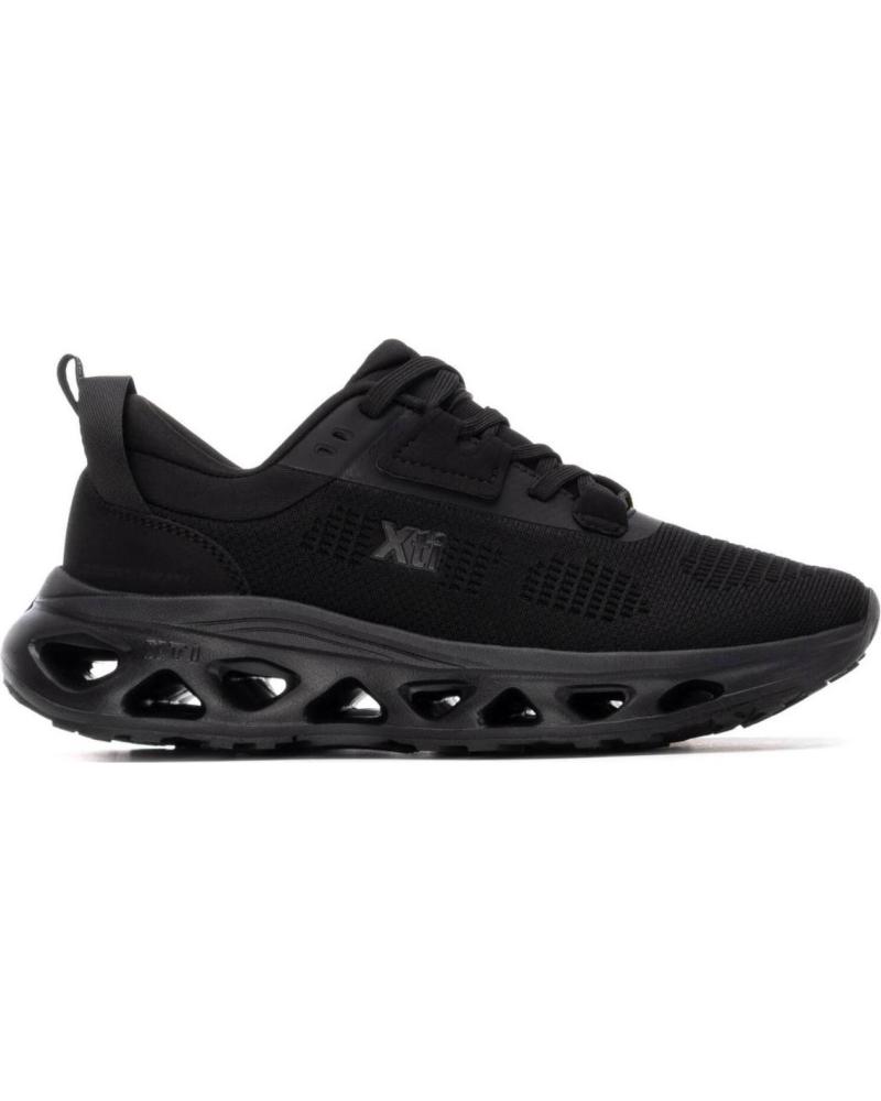 XTI SPORTIF 144543 NOIR AVEC SEMELLE DÉCOUPÉE NEGRO