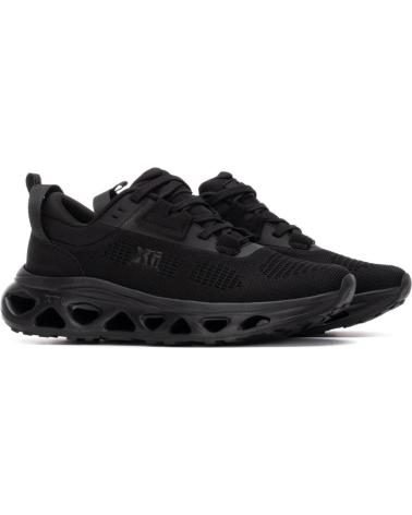 XTI SPORTIF 144543 NOIR AVEC SEMELLE DÉCOUPÉE NEGRO