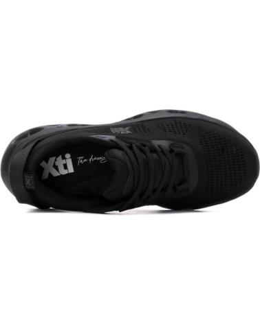 XTI SPORTIF 144543 NOIR AVEC SEMELLE DÉCOUPÉE NEGRO