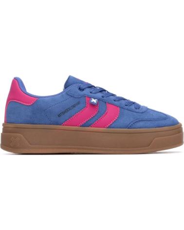 BASKETS CASUAL PLATEFORME XTI 144586 BLEU FUCHSIA AZUL