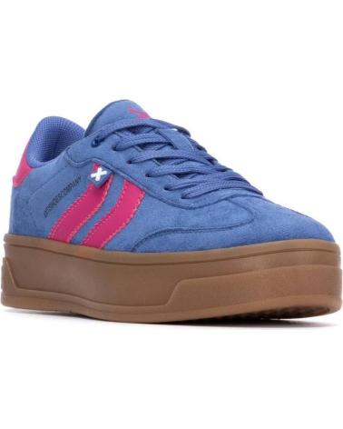 BASKETS CASUAL PLATEFORME XTI 144586 BLEU FUCHSIA AZUL