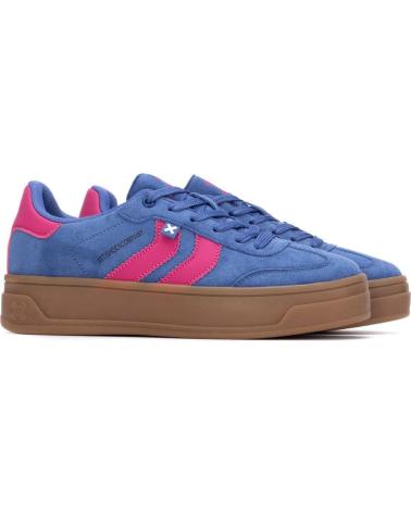 BASKETS CASUAL PLATEFORME XTI 144586 BLEU FUCHSIA AZUL