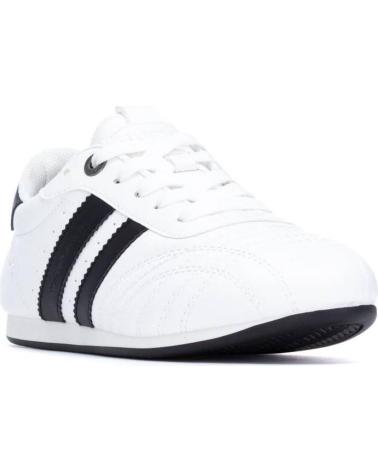 REFRESH ZAPATILLAS URBANAS 172949 BLANCAS CON RAYAS NEGRAS BLANCO