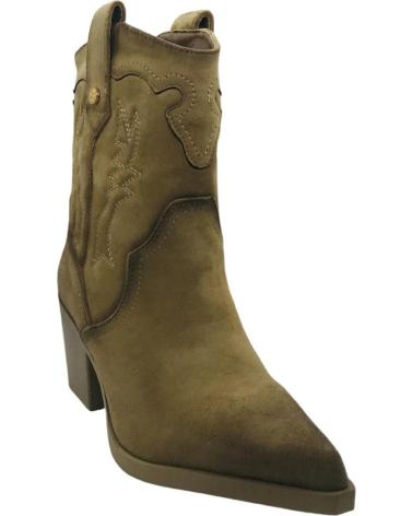BOTÍN COWBOY XTI 144721 MEDIA CAÑA BEIGE BEIGE