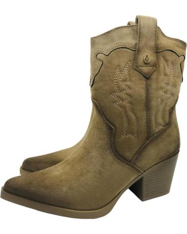 BOTÍN COWBOY XTI 144721 MEDIA CAÑA BEIGE BEIGE
