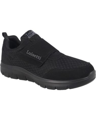 LUISETTI ZAPATILLA DEPORTIVA CONFORT HOMBRE LUISETII 31104ST NEGRO