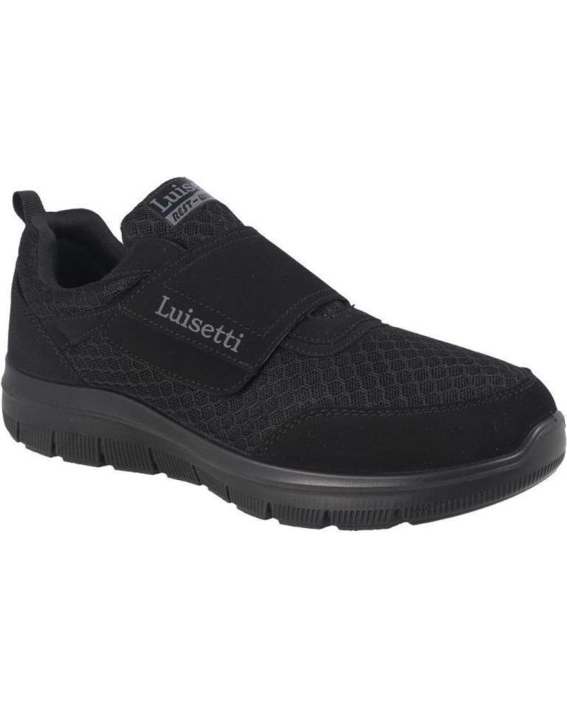 LUISETTI ZAPATILLA DEPORTIVA CONFORT HOMBRE LUISETII 31104ST NEGRO