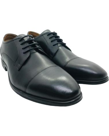 BAERCHI JUCAR1091 SCHWARZE SCHNÜRSCHUHE FÜR ZEREMONIEN MIT GUMMISOHLE NEGRO