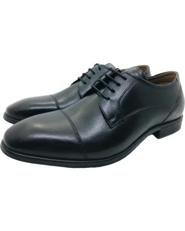 BAERCHI JUCAR1091 SCHWARZE SCHNÜRSCHUHE FÜR ZEREMONIEN MIT GUMMISOHLE NEGRO
