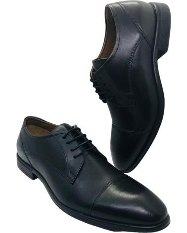 BAERCHI JUCAR1091 SCHWARZE SCHNÜRSCHUHE FÜR ZEREMONIEN MIT GUMMISOHLE NEGRO