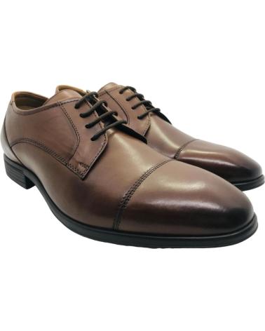 BAERCHI JUCAR1091 SCHNÜRSCHUHE FÜR ZEREMONIEN IN LEDERFARBE MIT GUMMISOHLE CUERO