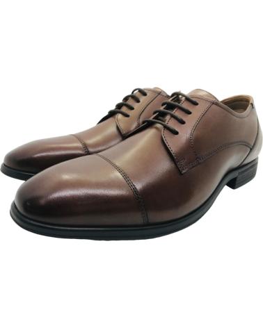 BAERCHI JUCAR1091 SCHNÜRSCHUHE FÜR ZEREMONIEN IN LEDERFARBE MIT GUMMISOHLE CUERO