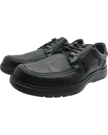 BAERCHI 1210 ZAPATO CONFORT ATADO NEGRO NEGRO