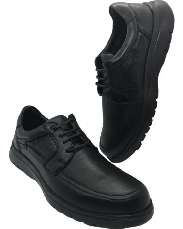 BAERCHI 1210 ZAPATO CONFORT ATADO NEGRO NEGRO
