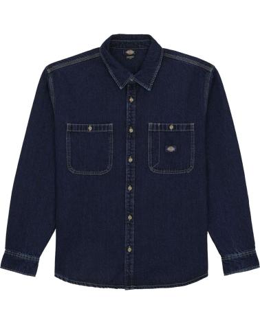 DICKIES MECHANIC DENIM LS SHIRT DARK INDIGO NAN