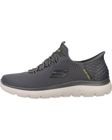 SKECHERS ZAPATILLAS HOMBRE MODELO SLIP-INS SUMMITS COLOR GRIS CHAR