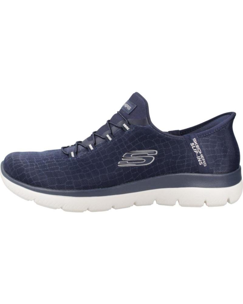 SKECHERS SLIP-INS SUMMITS CLASSY NIGHT BLU MARINO SCARPE CASUAL AZUL