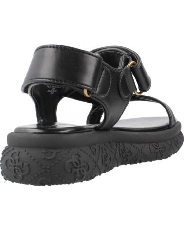 GUESS SANDALIAS MUJER MODELO FLJLAN ELE03 COLOR NEGRO BLACK