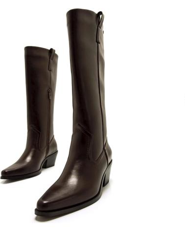 BOTTES HAUTES MTNG 55464 MARRON STYLE COWBOY MARRóN