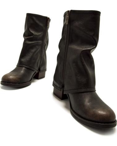 BOTAS BIKER MTNG 54683 MARRÓN CON HEBILLAS MARRóN