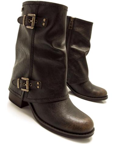 BOTAS BIKER MTNG 54683 MARRÓN CON HEBILLAS MARRóN