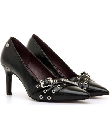 DÉCOLLETÉ MARIA MARE 63639 NERE CON FIBBIE E OCCHIELLI NEGRO