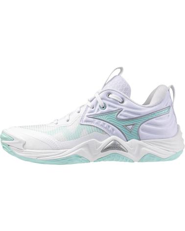 MIZUNO ZAPATILLAS WAVE MOMENTUM 3 BALONMANO-VOLEY MUJER BLANCO-CREMA