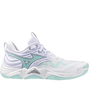 MIZUNO ZAPATILLAS WAVE MOMENTUM 3 BALONMANO-VOLEY MUJER BLANCO-CREMA