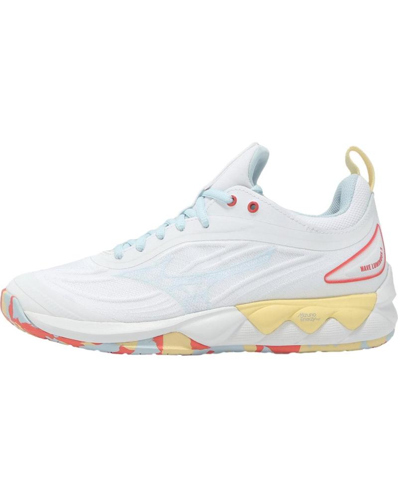 MIZUNO WAVE LUMINOUS 3 WEISS - HANDBALL- UND VOLLEYBALLSCHUHE BLANCO