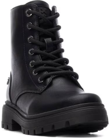 Stiefel-für-mädchen-XTI-XTI MILITÄRSTIEFEL MIT SCHNÜRSENKELN 151331 SCHWARZ-NEGRO